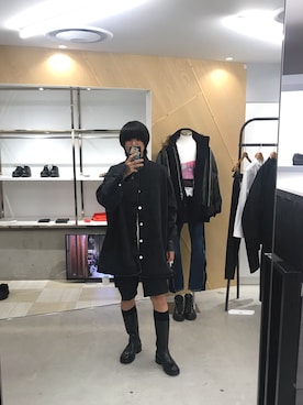 「RAF SIMONS（ラフシモンズ）のアイテム（ジャケット/アウター）」を使った、サトユトさん（メンズ・175cm）の秋コーディネート