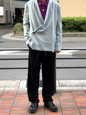 「DIET BUTCHER（ダイエットブッチャー）のアイテム」を使った、サトユトさん（メンズ・175cm）の春コーディネート