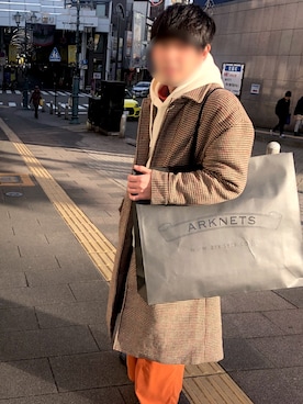 えすさん（メンズ・171cm）の冬コーディネート