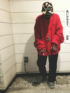 「アイテム（バングル/リストバンド）」を使った、なおちちさん（メンズ・170cm・20代）の冬コーディネート