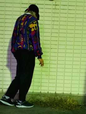 「DISCOVERED（ディスカバード）のアイテム（スラックス）」を使った、なおちちさん（メンズ・171cm）の冬コーディネート