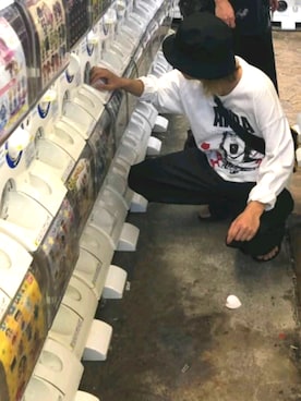 「ADER error（アーダーエラー）のアイテム（帽子）」を使った、なおちちさん（メンズ・171cm）の秋コーディネート