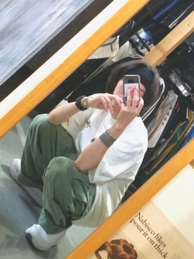 「アイテム（バングル/リストバンド）」を使った、なおちちさん（メンズ・171cm・20代）の夏コーディネート