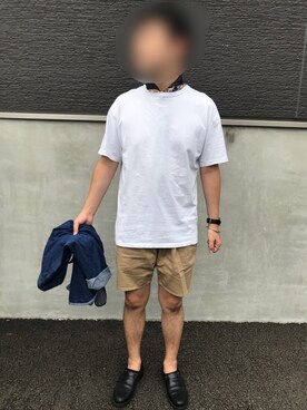 「ラブアンドピース2020」｜「アイテム（チノパンツ）」を使った、junzoさん（メンズ・172cm）の秋コーディネート