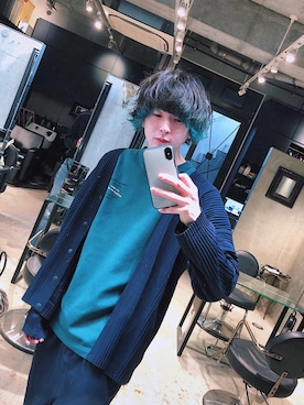 「オムプリッセイッセイミヤケ」｜「アイテム（Tシャツ/カットソー）」を使った、ゆーたまるさん（メンズ・175cm）の春コーディネート