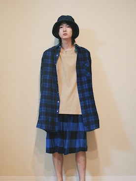 「MM6 Maison Margiela（ｴﾑｴﾑｼｯｸｽ ﾒｿﾞﾝ ﾏﾙｼﾞｪﾗ）のアイテム（パンツ）」を使った、ゆーたまるさん（メンズ・174cm）の春コーディネート