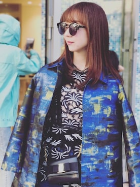 「キャットストリート」｜「アイテム（ジャケット/アウター）」を使った、神林真里さん（レディース・168cm）の春コーディネート