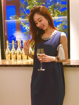 神林真里さん（レディース・168cm）の夏コーディネート