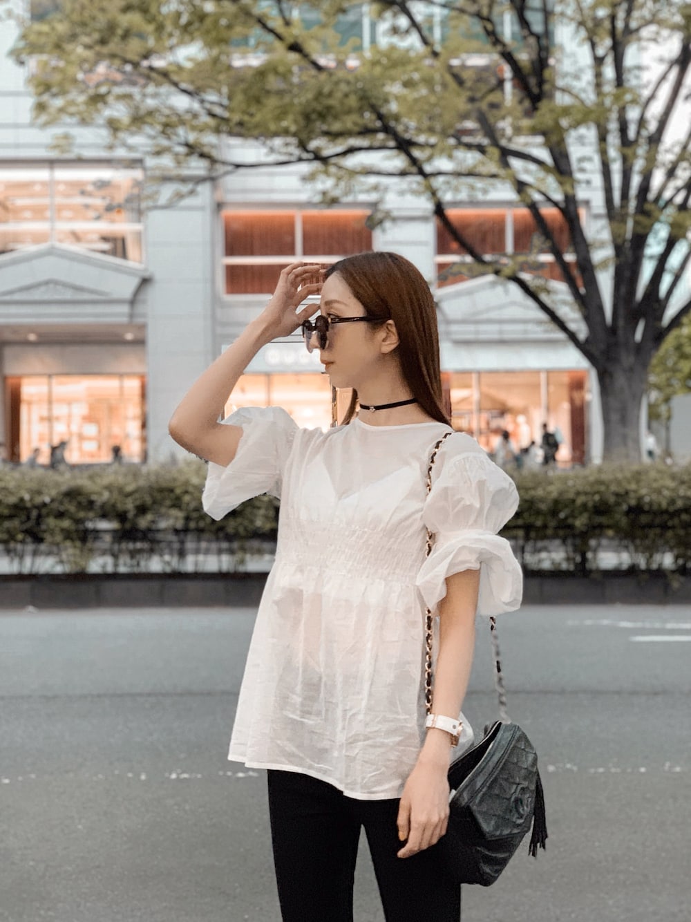 【ドレスアップコーデ完成♡】DIOR パール 蝶チョーカー 20190508224415120_1000.jpg