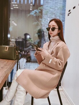 神林真里さん（レディース・168cm）の春コーディネート