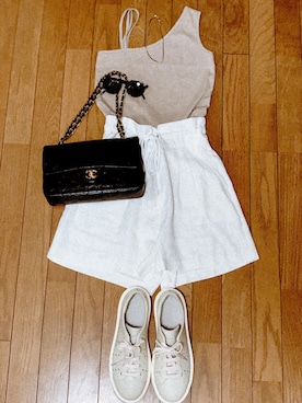 神林真里さん（レディース・168cm）の夏コーディネート