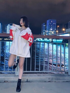 「HOMEMADEのアイテム（ジャケット/アウター）」を使った、Roland さん（メンズ・170cm）の秋コーディネート