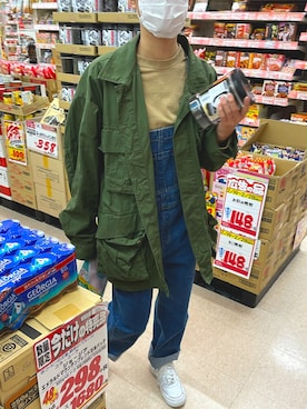 「HINSON（ヒンソン）のアイテム」を使った、ricさん（レディース・158cm）の冬コーディネート