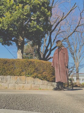 「JUNRED（ジュンレッド）のアイテム（その他アウター）」を使った、yamaさん（レディース・163cm）の冬コーディネート