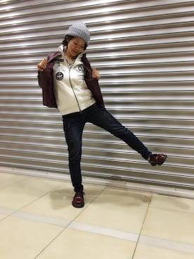 Yasさん（レディース・156cm）の冬コーディネート