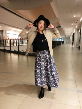 Yasさん（レディース・156cm）の冬コーディネート