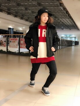 Yasさん（レディース・156cm）の冬コーディネート