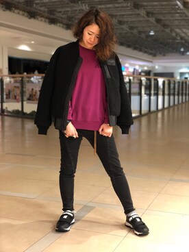 Yasさん（レディース・156cm）の冬コーディネート