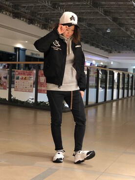 Yasさん（レディース・156cm）の冬コーディネート