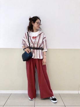 Yasさん（レディース・156cm）の夏コーディネート