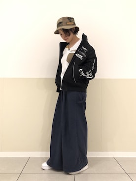 Yasさん（レディース・156cm）の冬コーディネート