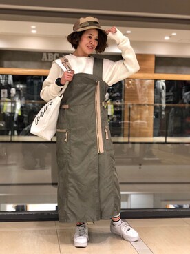 Yasさん（レディース・156cm）の冬コーディネート