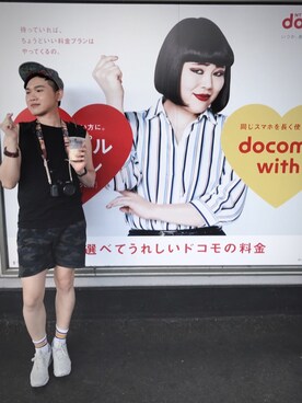 「5（ファイブ）のアイテム（帽子）」を使った、Adonis Zengさん（メンズ・167cm）の秋コーディネート