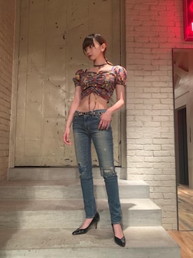 mobuさん（レディース・155cm）の夏コーディネート