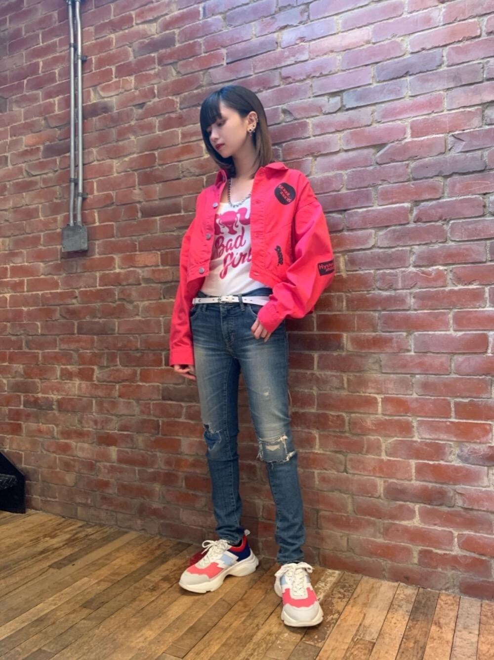 HYSTERIC GLAMOUR ADIOS BEAR 2WAYショートブルゾン HYSTERIC GLAMOUR（ヒステリックグラマー）の「ADIOS BEAR 2WAY