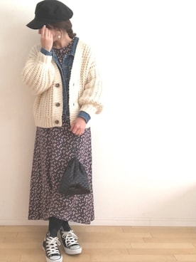 「YARD PLUS（ヤードプリュス）のアイテム（ジャケット/アウター）」を使った、ki._.styleさん（レディース・154cm）の冬コーディネート