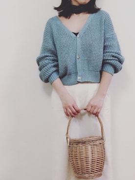 「平成最後のWEARISTAセンバツ」｜「アイテム（スカート）」を使った、ki._.styleさん（レディース・154cm）の春コーディネート