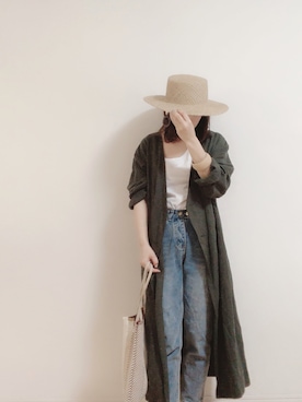 「YARD PLUS（ヤードプリュス）のアイテム（ジャケット/アウター）」を使った、ki._.styleさん（レディース・154cm）の春コーディネート