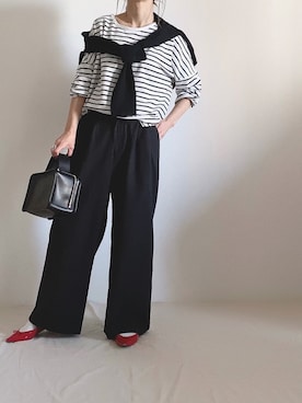 「赤い靴」｜ki._.styleさん（レディース・154cm）の春コーディネート