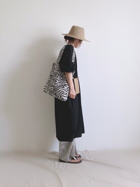 「ビーサン」｜「アイテム（その他）」を使った、ki._.styleさん（レディース・154cm）の夏コーディネート