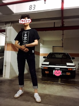 俊彥君さん(メンズ・179cm)の夏コーディネート