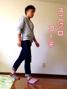 「お手軽コーデ」｜☆相互フォロー募集中☆はしるこぐまさん（メンズ・172cm）の夏コーディネート