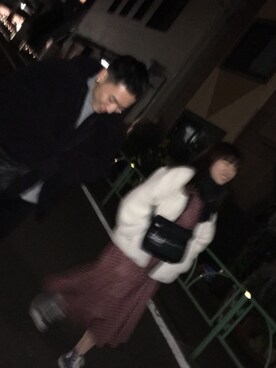 「CONVERSE（コンバース）のCONVERSE ALL STAR　ハイカットスニーカー（スニーカー）」を使った、mさん（レディース・164cm）の冬コーディネート