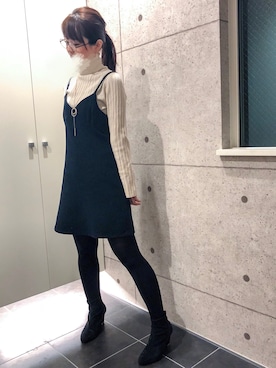 ymkさん（レディース・157cm）の冬コーディネート