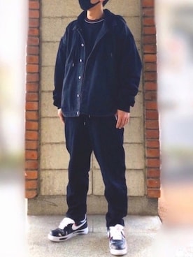 「STAMPD（スタンプド）のアイテム（ジャケット/アウター）」を使った、HMさん（メンズ・175cm）の春コーディネート