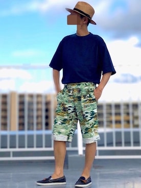 「D&G（ディーアンドジー）のアイテム（パンツ）」を使った、HMさん（メンズ・175cm）の秋コーディネート