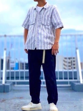 「ENROUTE_TOKYO」｜HMさん（メンズ・175cm）の夏コーディネート