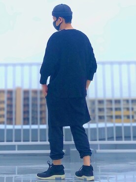 「CALUX（キャラクス）のアイテム」を使った、HMさん（メンズ・175cm）の秋コーディネート