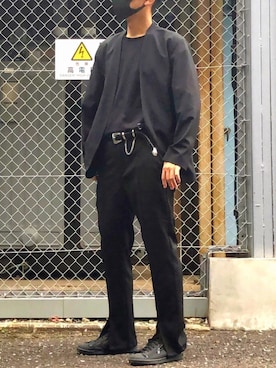 「L.H.P Private Brand（エルエイチピープライベートブランド）のアイテム（パンツ）」を使った、HMさん（メンズ・175cm）の秋コーディネート