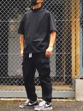 「EN ROUTE（アンルート）のアイテム（Tシャツ/カットソー）」を使った、HMさん（メンズ・175cm）の秋コーディネート