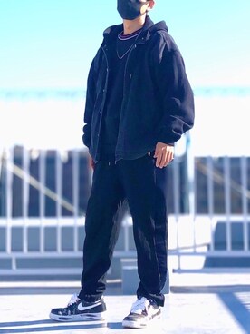 「STAMPD（スタンプド）のアイテム（ジャケット/アウター）」を使った、HMさん（メンズ・175cm）の冬コーディネート