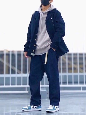 「EDIFICE LA BOUCLE（エディフィスラブークル）のアイテム」を使った、HMさん（メンズ・175cm）の冬コーディネート