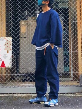 「MASTER&Co（マスターアンドコー）のアイテム」を使った、HMさん（メンズ・175cm）の冬コーディネート