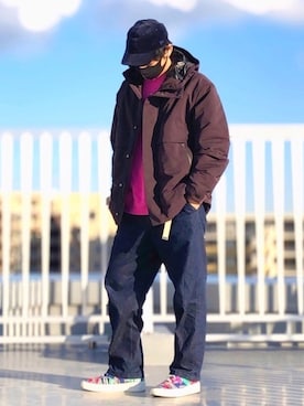 HMさん（メンズ・175cm）の冬コーディネート