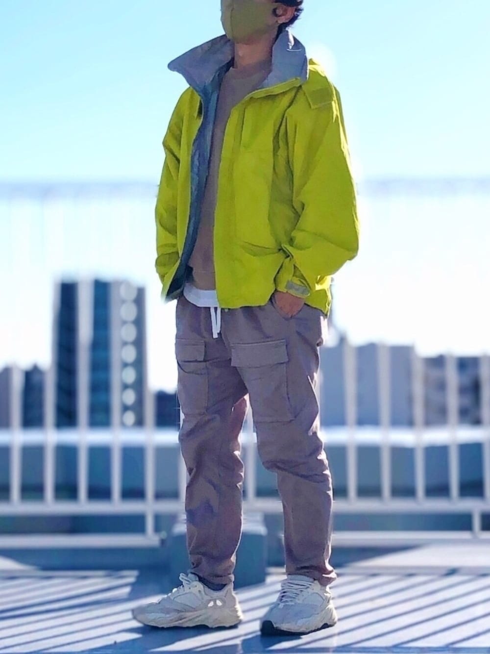 SALOMON イエローマウンテンパーカー HM｜SALOMONのマウンテンパーカーを使ったコーディネート - WEAR
