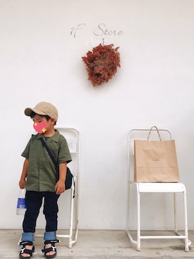 ぴーさん（キッズ・110cm）の冬コーディネート